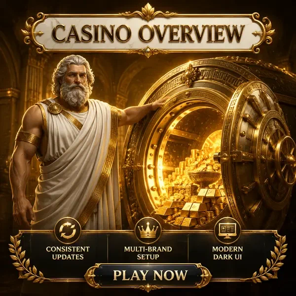 Patriarca sereno junto a bóveda dorada en la pantalla de descripción general de Savaspin Casino